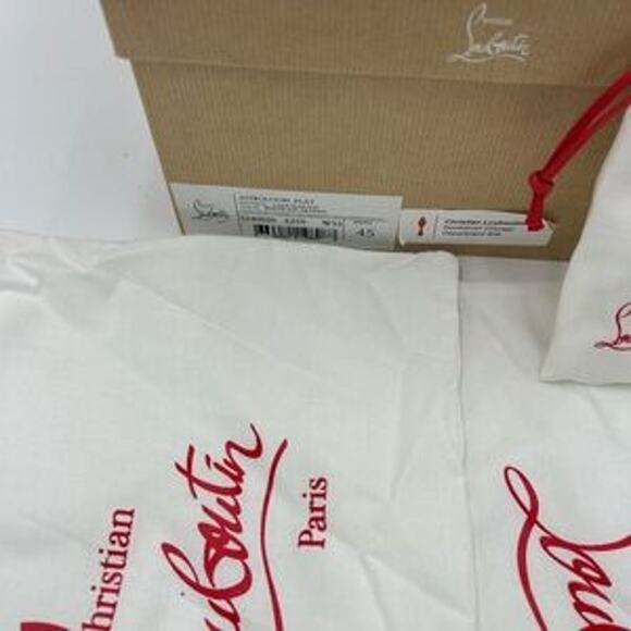 Christian Louboutin Mens Astroloubi, leather trimmed sneakers size 45 - Picture 8 of 13